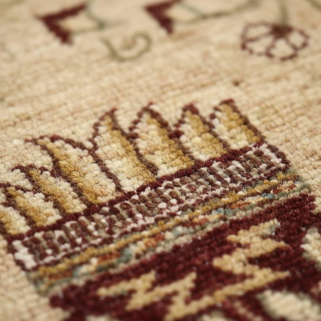 Handmade Vintage Oushak Rug, Turkish Anatolian Wool Carpet, Traditional Red Area Rug, One of a Kind Oriental Rug, 5.57x7.87 ft Unique Piece