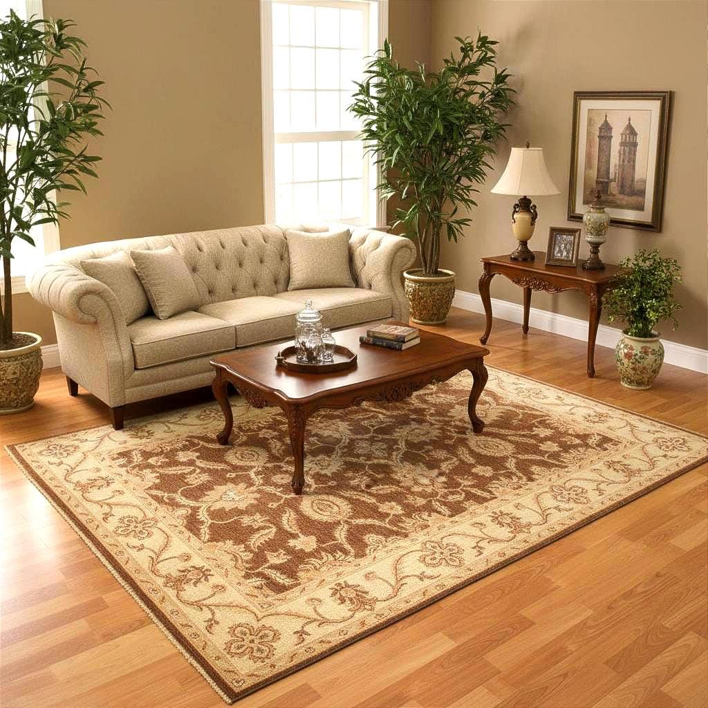 One of a Kind Handwoven Afghan Wool Rug 8x6 Ft Brown Tribal Oriental Carpet Traditional Vintage Area Rug Living Room Decor