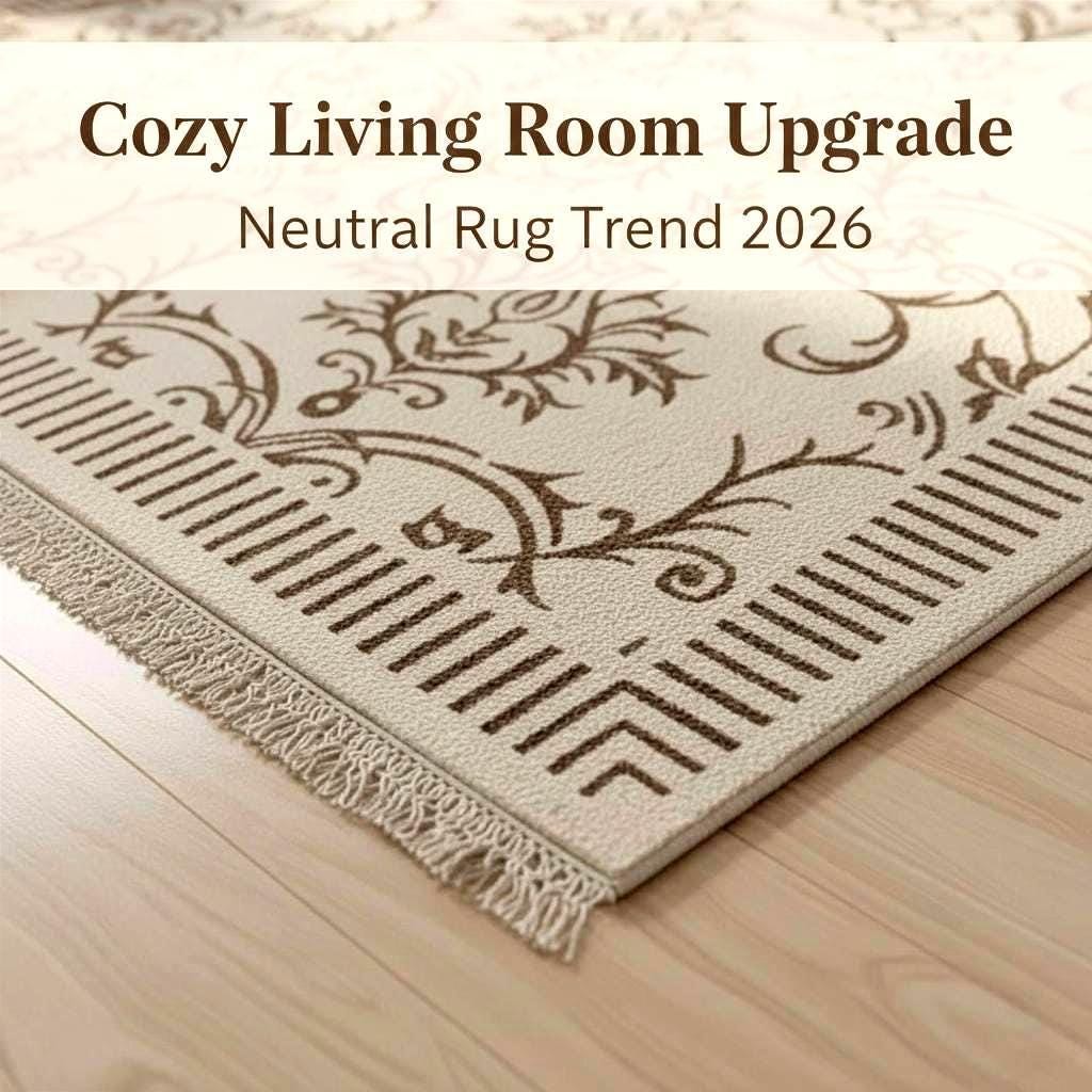 Hand Knotted Wool Silk Rug 6.5x10 – Luxury Floral Area Rug, Handmade Oriental Carpet, Large Living Room Rug, Free Express Shipping USA
