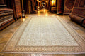 Hand Knotted Kayseri Rug 6.6x9.8 ft – Vintage Turkish Wool Cotton Rug, Beige Neutral Area Rug, Large Living Room Rug, One of a Kind