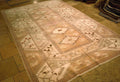 Vintage Turkish Milas Rug 10.2 x 6.5 ft – Handwoven 100% Wool Area Rug, Beige Brown Tribal Rug, Anatolian Geometric Carpet, One of a Kind