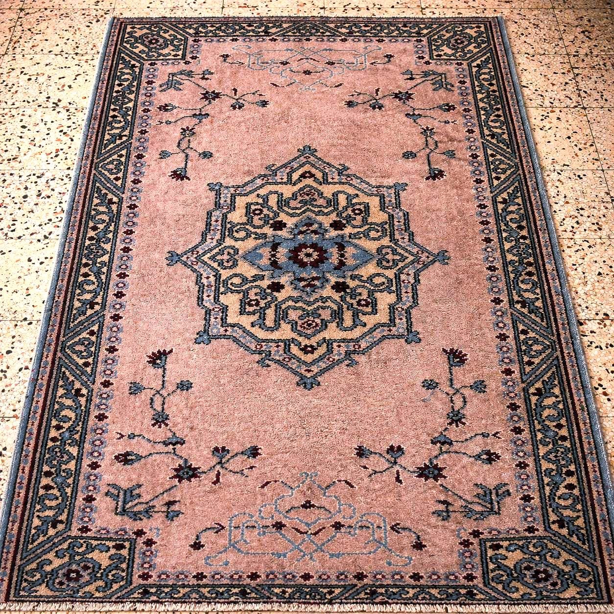 Vintage Turkish Burdur Rug 6.56 x 3.87 ft, Handwoven 100% Wool Rug, Anatolian Area Rug, Small Runner Rug, One of a Kind Handmade Carpet
