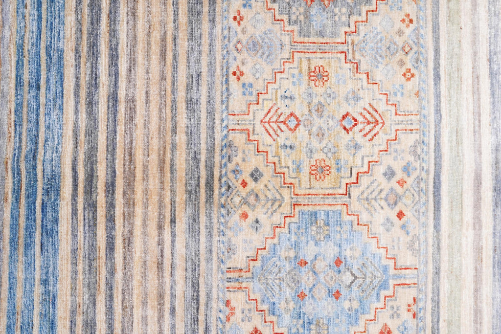 Handmade Sultani Rug 7.94 x 5.54 ft, Turkish Style Area Rug, Neutral Beige Wool Rug, Vintage Look Handwoven Rug, Luxury Living Room Carpet