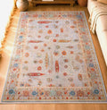Luxury Hand-Knotted Mamluk Rug 9.90x6.82 ft, Pastel Vintage Oriental Rug, Wool Cotton Handmade Area Rug, Large Turkish Style Rug