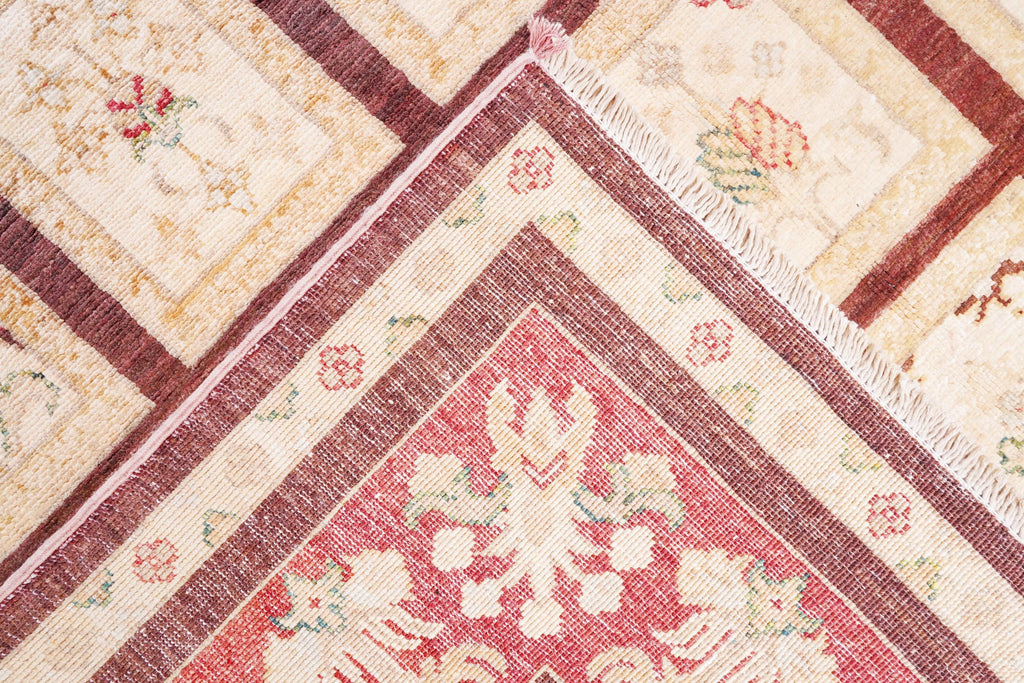 Handmade Sultani Rug 7.64 x 5.51 ft, Luxury Turkish Style Wool Rug, Red Anatolian Area Rug, Vintage Handwoven Rug, Tribal Geometric Carpet
